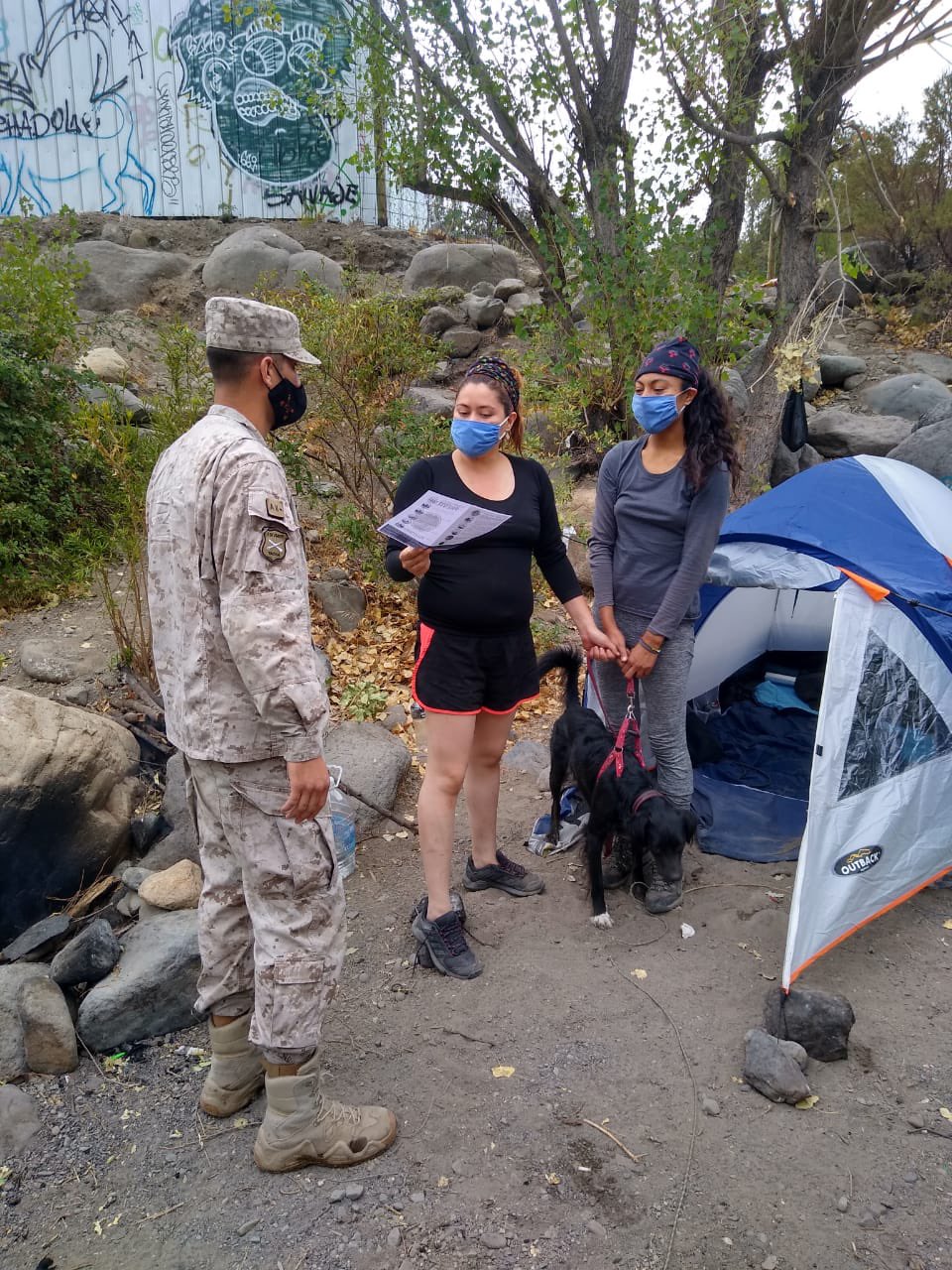 Noticias Chile | Ejército de Chile saca a porfiados de la rivera del río Maipo, ante riesgo de aluviones 